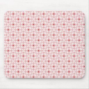 Alfombrilla De Ratón Retro Glam Mousepad, rojo
