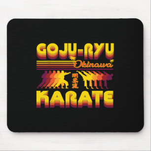 Alfombrilla De Ratón Retro Goju-ryu Karate Diseño Conjunto De Verano Pa