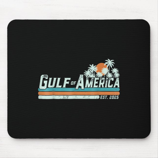 Alfombrilla De Ratón Retro Golfo De Nosotros América 2025 Bandera Ameri (Frente)