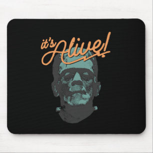 Alfombrilla De Ratón Retro Gracioso Es Vivo Famoso Monstruo Frankenstei