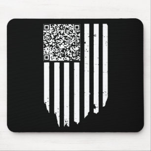 Alfombrilla De Ratón Retro Gracioso Qr Trump Dancing Dance Code