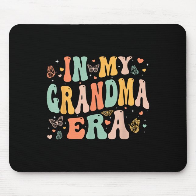 Alfombrilla De Ratón Retro Groovy In My Grandma Era Mother's Day Women  (Frente)