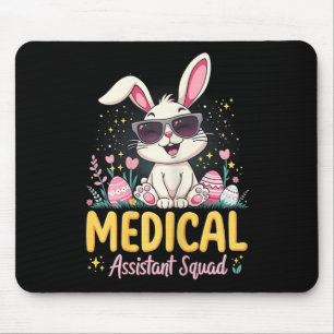 Alfombrilla De Ratón Retro Groovy Medical Istant Squad Bunny Ear Flower