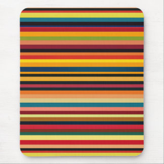 Alfombrilla De Ratón Retro Multicoloured Stripe Modern Mouse Pad 
