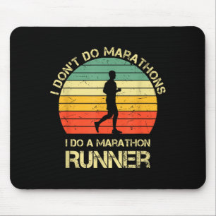 Alfombrilla De Ratón Retro No Hago Maratones Hago Un Corredor De Marató
