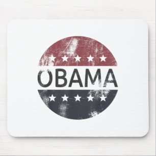 Alfombrilla De Ratón Retro Obama vota por vencer al presidente Barack O