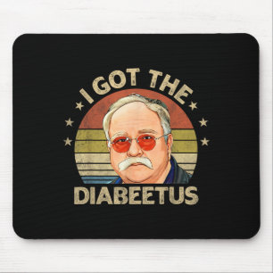Alfombrilla De Ratón Retro Obtuve La Diabeetus Divertida Diabetes Tipo 