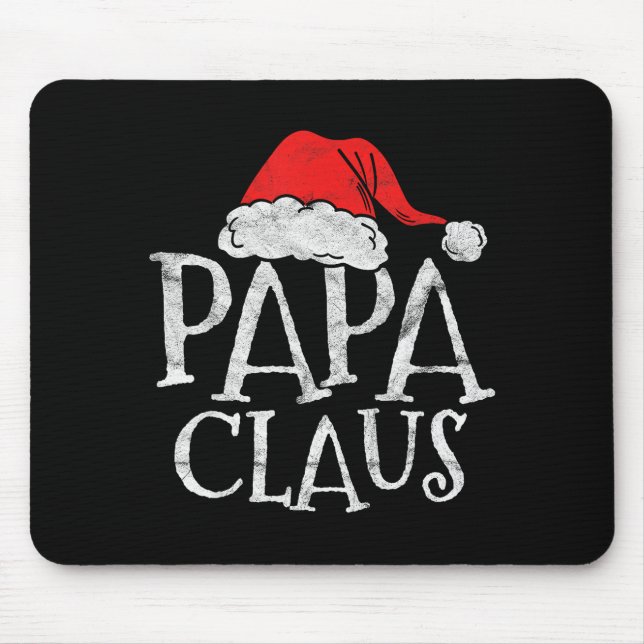 Alfombrilla De Ratón Retro Papa Claus Gift Funny Christmas Santa Costum (Frente)