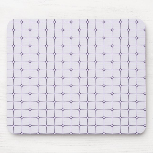 Alfombrilla De Ratón Retro Romance Mousepad, Púrpura (Frente)