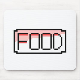 Alfombrilla De Ratón Retro RPG Pixel Art – Chat Box ‘Food’