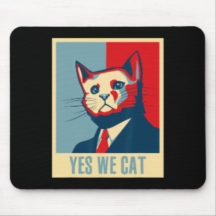 Alfombrilla De Ratón Retro Sí Gatito Funny Dueño del Mascota Gato Lover