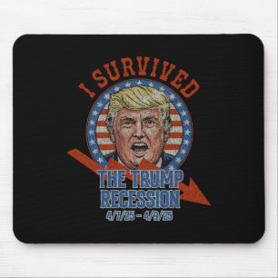Alfombrilla De Ratón Retro Sobreviví la Recesión de Trump 4725 - 4925