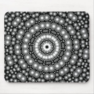 Alfombrilla De Ratón Retro Stars kaleidoscope