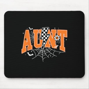 Alfombrilla De Ratón Retro Tía Lightning Bolt Halloween Spider Web Fal