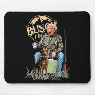 Alfombrilla De Ratón Retro Trump Caza Cerveza Graciosa de Cerveza Bebie