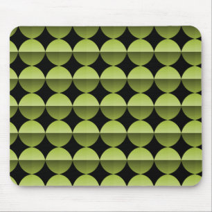 Alfombrilla De Ratón Retro verde oliva Flair Mousepad