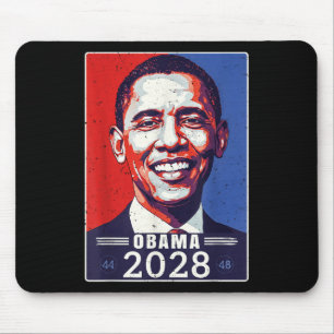 Alfombrilla De Ratón Retro vintage Obama 2028 48º presidente América yo