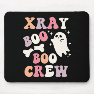 Alfombrilla De Ratón Retro Xray Boo Boo Crew Ghost X ray Technician Hal