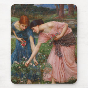 Alfombrilla De Ratón Reúne a Ye Rosebuds de John W. Waterhouse
