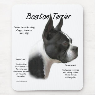 Alfombrilla De Ratón Reunión de Boston Terrier la raza