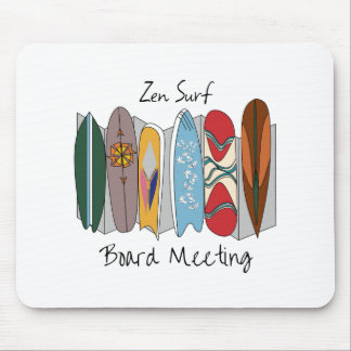 Alfombrilla De Ratón Reunión de la tabla de surf Zen