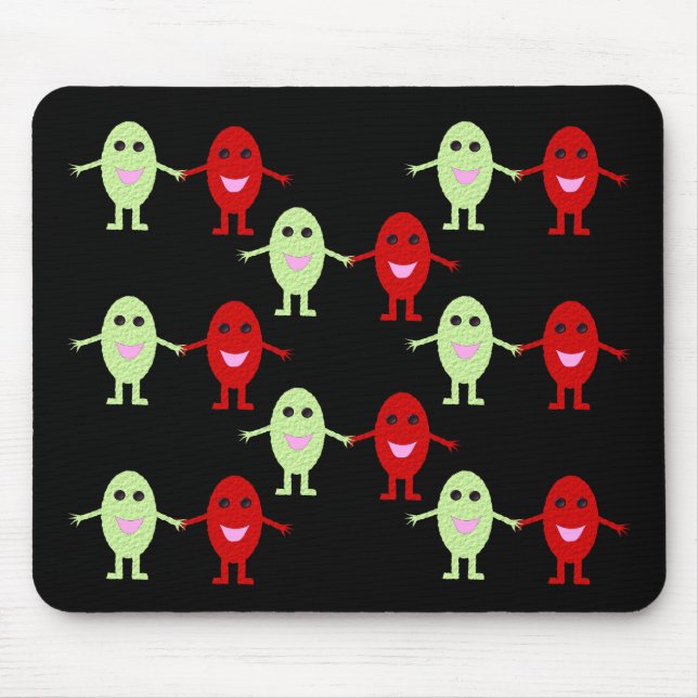 Alfombrilla De Ratón Reunión De Uvas Mousepad (Frente)