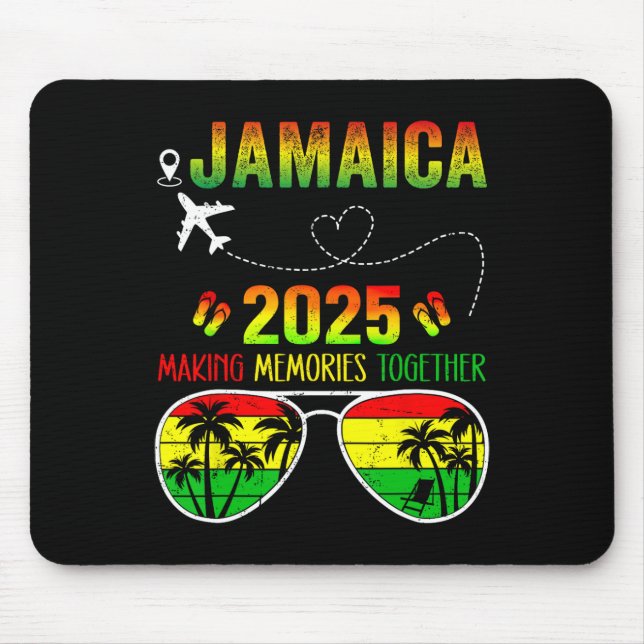 Alfombrilla De Ratón Reunión familiar de Jamaica 2025 haciendo Recuerdo (Frente)