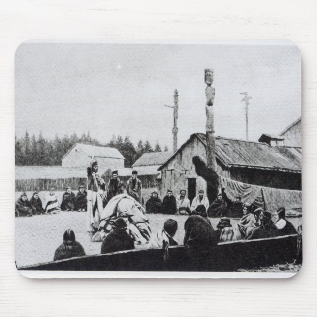 Alfombrilla De Ratón Reunión tribal (Frente)