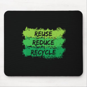 Alfombrilla De Ratón Reutilizar Reducir la Gracia del Reciclaje Ecológi