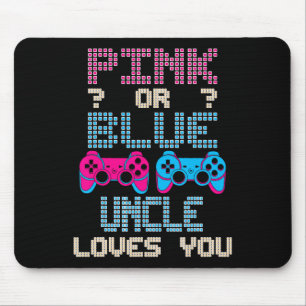 Alfombrilla De Ratón Revelación de género del videojuego Pink Or Blue U