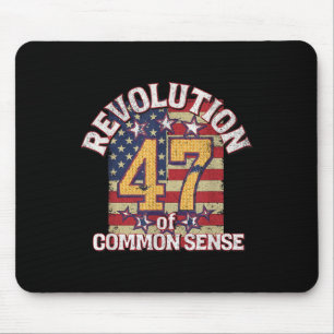 Alfombrilla De Ratón Revolución Del Sentido Común Trump 47 Presidente