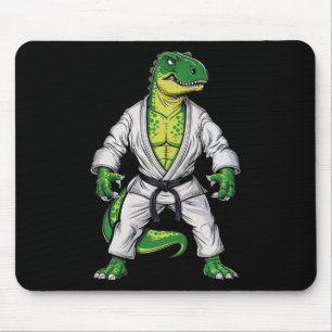 Alfombrilla De Ratón Rex Artes Marciales Dinosaurio Jiu-jitsu Bjj Karat