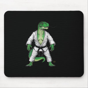 Alfombrilla De Ratón Rex Martial Arts Dinosaur Judo Jiu-jitsu Karate