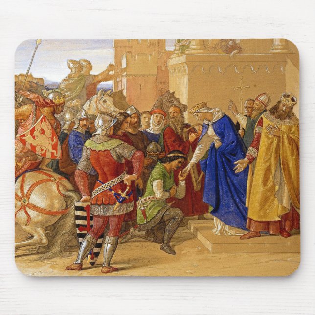 Alfombrilla De Ratón Rey Arturo y Caballeros de la Mesa Redonda (Frente)