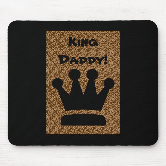 Alfombrilla De Ratón Rey Daddy Mousepad del día de padre (Frente)