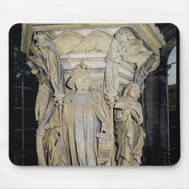 Alfombrilla De Ratón Rey David flanqueado por Moses y Jeremiah (Frente)