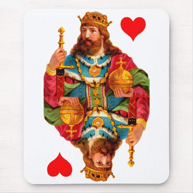 Alfombrilla De Ratón Rey de Corazones (Frente)