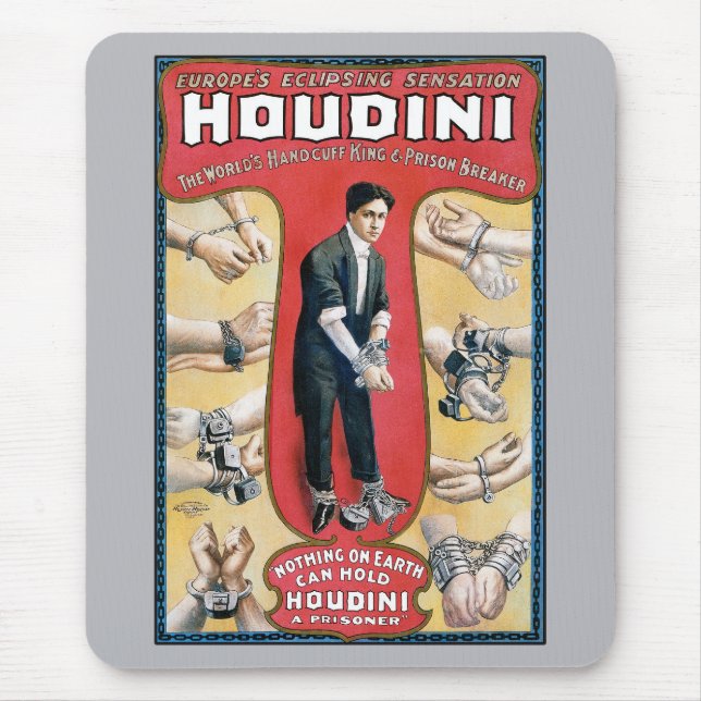 Alfombrilla De Ratón Rey de la esposas de Houdini (Frente)