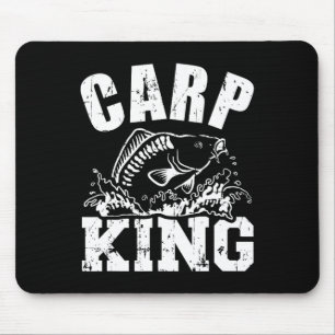 Alfombrilla De Ratón Rey de la pesca de carpas