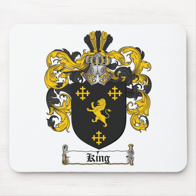 ALFOMBRILLA DE RATÓN REY FAMILY CREST - REY ESCUDO DE ARMAS (Frente)