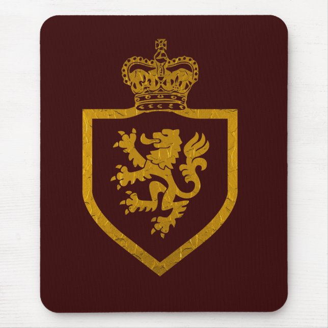 Alfombrilla De Ratón Rey León de Oro (Frente)