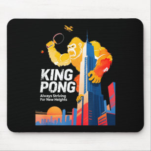 Alfombrilla De Ratón Rey Pong Divertida Mesa de Tenis Aficionado Estilo