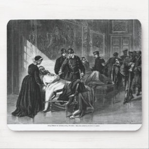 Alfombrilla De Ratón Rey Wilhelm I que visita el hospital