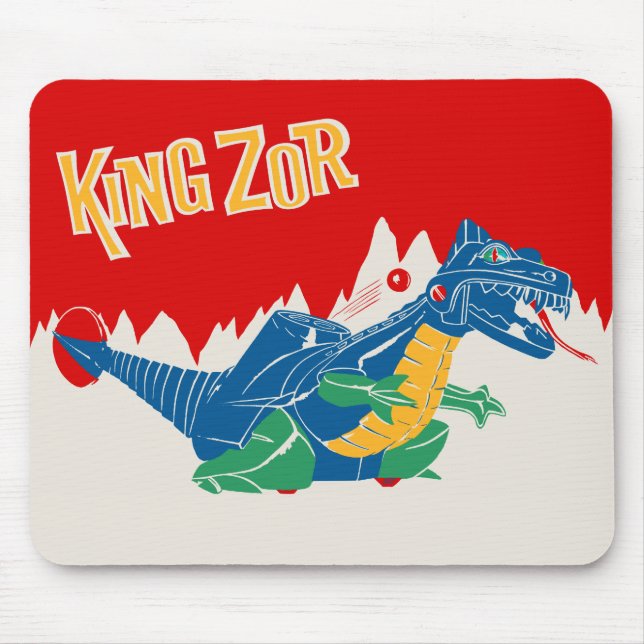 Alfombrilla De Ratón rey Zor Mousepad de los años 60 (Frente)
