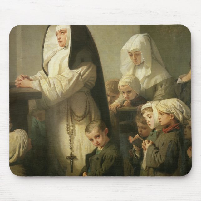 Alfombrilla De Ratón Rezo de los niños que sufren de tiña (Frente)