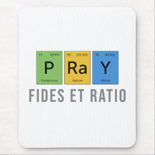 Alfombrilla De Ratón Rezo (Pray): Fides et Ratio (Fe and Reason)