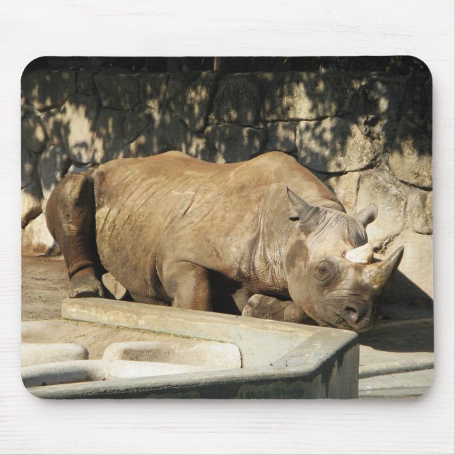 Alfombrilla De Ratón Rhino durmiente (Frente)