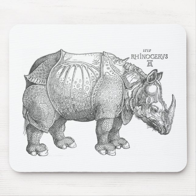 Alfombrilla De Ratón Rhinoceros (Frente)
