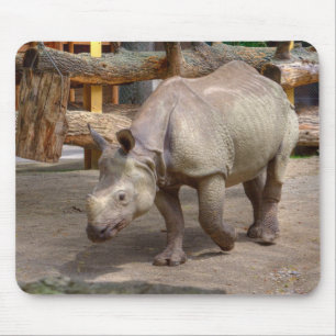 Alfombrilla De Ratón Rhinoceros unicornis