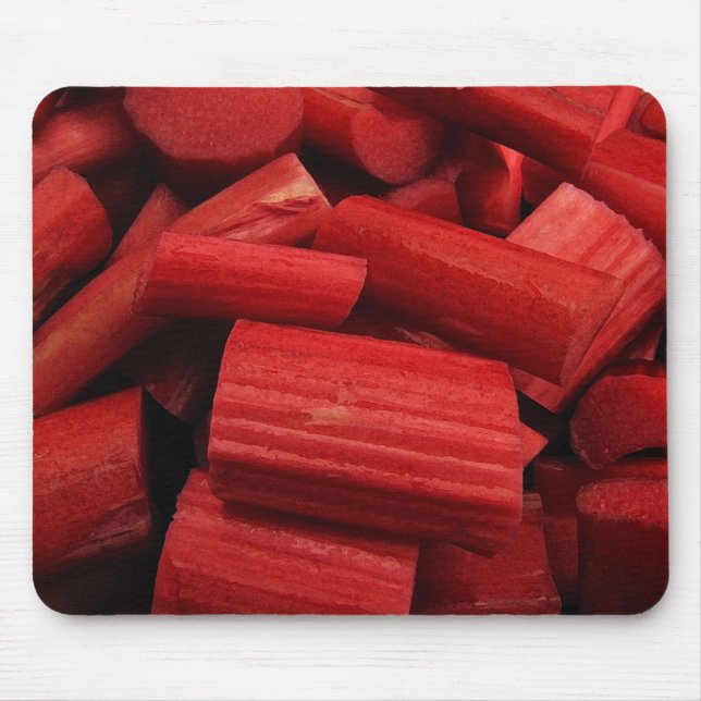 Alfombrilla De Ratón Rhubarb Resumen Mousepad (Frente)